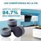 🛡️🧼 PROMO FLASH 50% ! Coussinets Anti-Vibration 4PCS pour Machine à Laver & Séchoir – Absorption 95%, Installation Facile, Antidérapant, Gris, Parfaits pour Réduire Bruit & Déplacements ✨
