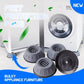 🛡️🧼 PROMO FLASH 50% ! Coussinets Anti-Vibration 4PCS pour Machine à Laver & Séchoir – Absorption 95%, Installation Facile, Antidérapant, Gris, Parfaits pour Réduire Bruit & Déplacements ✨