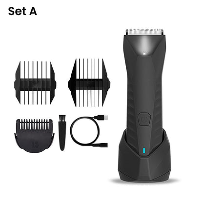 Multipurpose Waterproof Body Hair Trimmer Set for Men