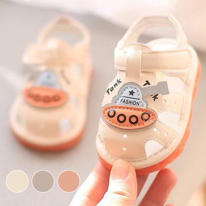 Breathable Closed-Toe Non-Slip Soft Sole Baby Sandals