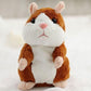 Peluche hamster parlante – répète tout ce que vous dites, remue la tête automatiquement ; un divertissement hilarant pour les enfants comme pour les adultes