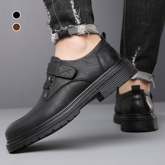 Men's Breathable Retro PU Leather Soft Sole Shoes