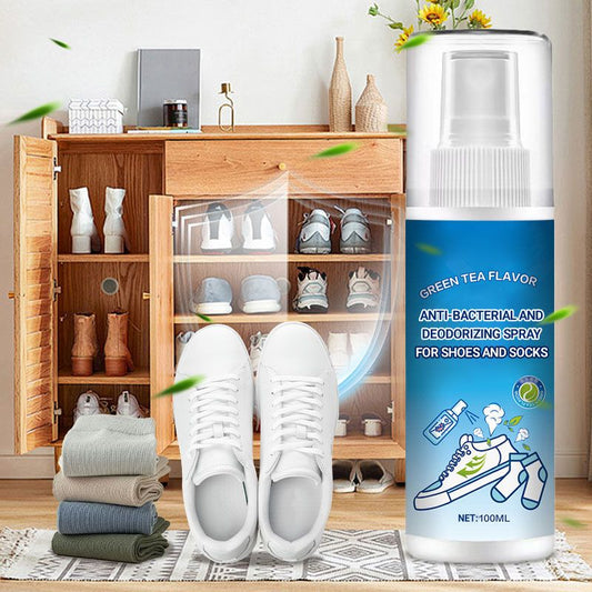 Spray antibactérien et désodorisant pour chaussures et chaussettes
