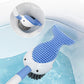 Ensemble de brosses de nettoyage murales à ventouse pour toilettes