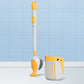 Ensemble de brosses de nettoyage murales à ventouse pour toilettes