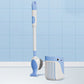 Ensemble de brosses de nettoyage murales à ventouse pour toilettes