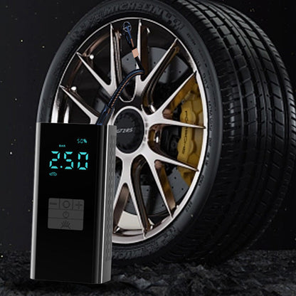 Multifuntional Portable Tire Inflator with Pressure Gauge