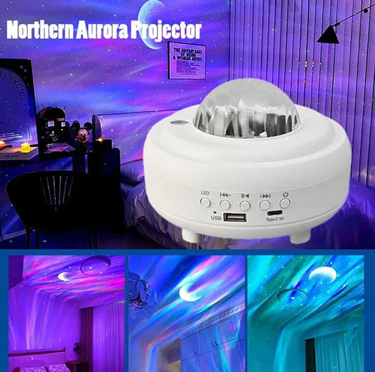 🌌Soldes de Noël : 50 % de réduction ! ✨ Projecteur d'Aurores Boréales - Effets Lumineux 360° avec Télécommande pour une Ambiance Stellaire et Romantique à la Maison ✨🔮