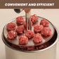 🛡️🥩 Moule à boulettes 304 inox – Alimentaire, anti-rouille, démoulage facile, se nettoie en un clin d’œil, préparez viandes, poissons et légumes en boulettes régulières, sans effort 🧼💪
