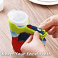 Clip pour sac de conservation alimentaire scellable et versable
