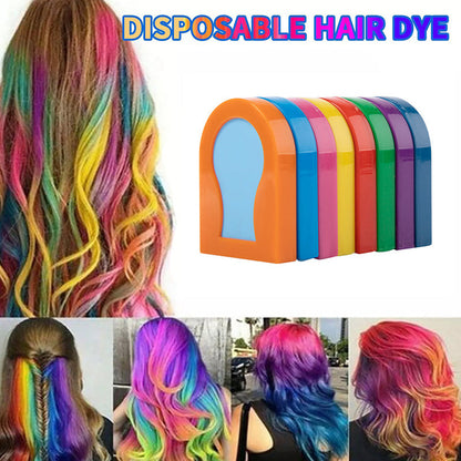 Disposable Hair Color Powders with 8 Colors