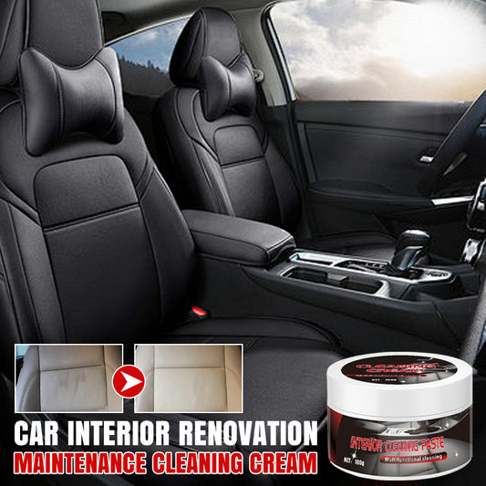 🔥Offre spéciale🔥Crème nettoyante pour l'entretien et la rénovation de l'intérieur de la voiture