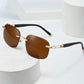 🕶️ Lunettes de Soleil HD Sans Cadre Ultra-Légères - Protection UV400 et Vision sans Distortion 🌞📦