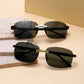 🕶️ Lunettes de Soleil HD Sans Cadre Ultra-Légères - Protection UV400 et Vision sans Distortion 🌞📦