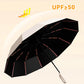 🌧️ 2 ACHETÉS = 1 OFFERT – Parapluie de sécurité réfléchissant, compact avec boucle à anneau pour un transport facile, idéal pour les trajets domicile-travail