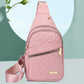 🛍️🎒Poche poitrine métal légère – Pratique avec passage pour câble 🎒🎀