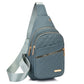 🛍️🎒Poche poitrine métal légère – Pratique avec passage pour câble 🎒🎀
