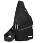 🛍️🎒Poche poitrine métal légère – Pratique avec passage pour câble 🎒🎀