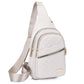 🛍️🎒Poche poitrine métal légère – Pratique avec passage pour câble 🎒🎀