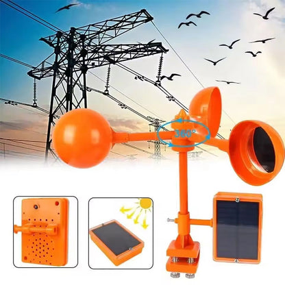 ✨✨Durée limitée 75% de réduction✨Réflecteur Anti-Oiseaux & Girouette Sonore 🌬️🐦 | Protection & Décoration Écologique
