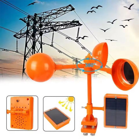 ✨✨Durée limitée 75% de réduction✨Réflecteur Anti-Oiseaux & Girouette Sonore 🌬️🐦 | Protection & Décoration Écologique