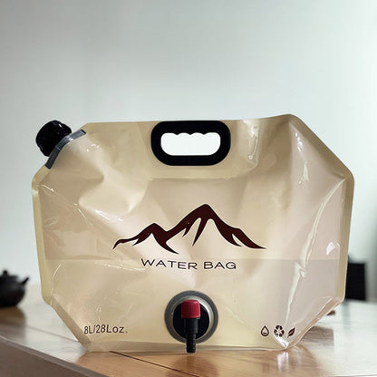 🏕️Sac isotherme pliable pour l'extérieur – Capacité 8 L, robinet à bouton, pliable