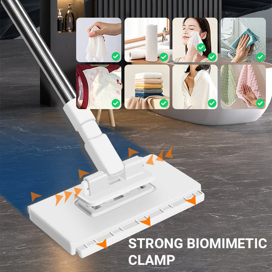 🔥Vente chaude 2025🔥Balai-serpillère anti-poussière jetable avec 4 chiffons réutilisables