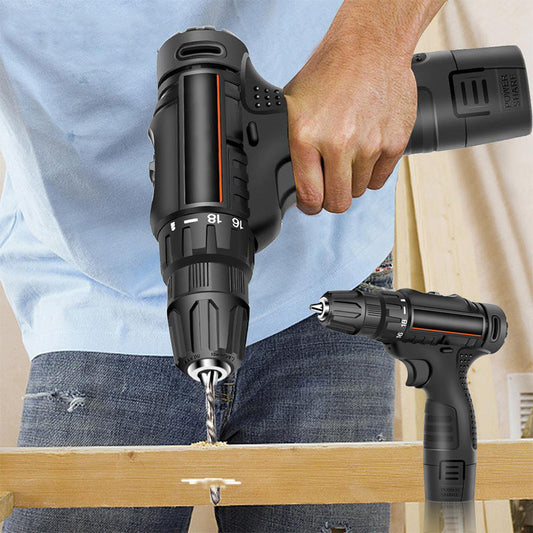 Perceuse Électrique Sans Fil 🛠️ - Avec Batterie et Chargeur Inclus 🔋🔌 - Pratique et Puissante pour Tous Vos Projets!