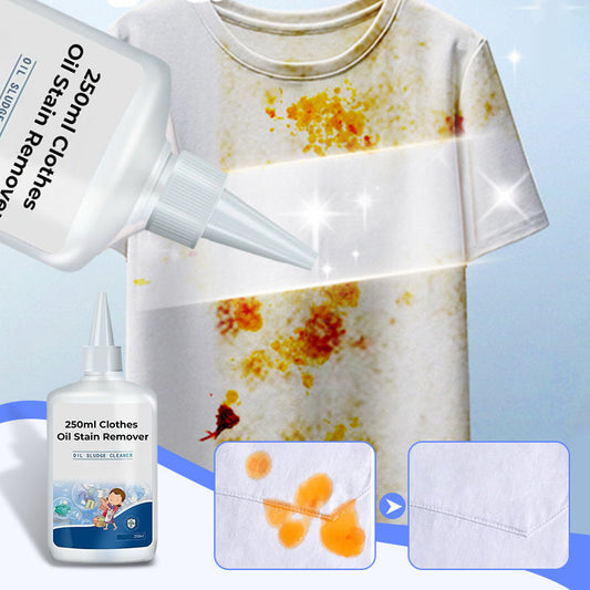 Détachant puissant pour vêtements à base d'huile
