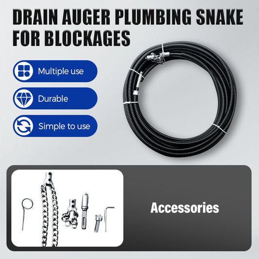 Serpent de plomberie pour drains bouchés