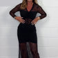 🎉2025 Nouveaux produits Hot Sale✨💃Dames Sexy Robe en dentelle décolleté en V