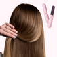Peigne lissant pour cheveux lisses et bouclés