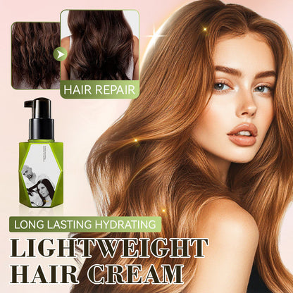 Crème capillaire légère hydratante longue durée