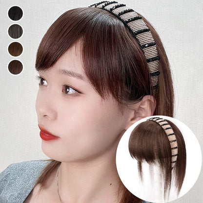 Frange de cheveux artificiels avec bandeau