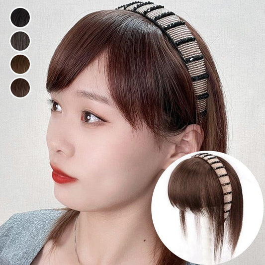 Frange de cheveux artificiels avec bandeau