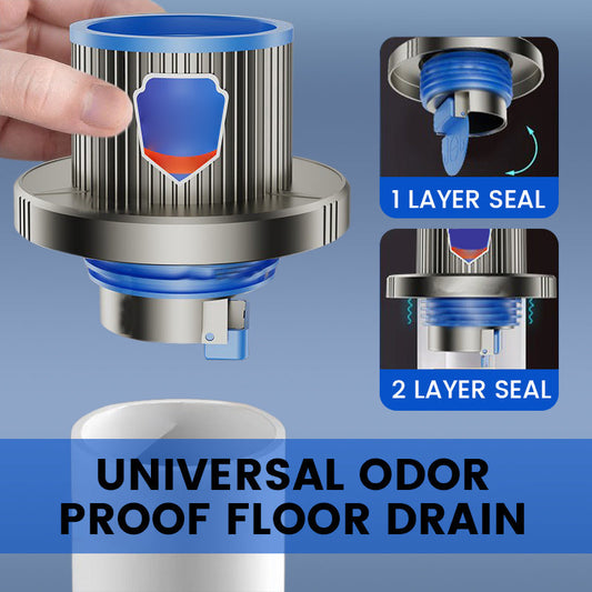 Drain de sol universel anti-odeur