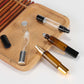 Lot de 4 vaporisateurs à bille pour huiles essentielles de 10 ml, flacon à double tête