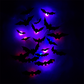Décoration murale LED chauve-souris 3D pour Halloween 🦇