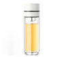 Tasse à thé portable en verre borosilicate à double paroi
