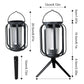 ✨️Lampe d'extérieur en forme de lanterne solaire avec 4 modes d'éclairage