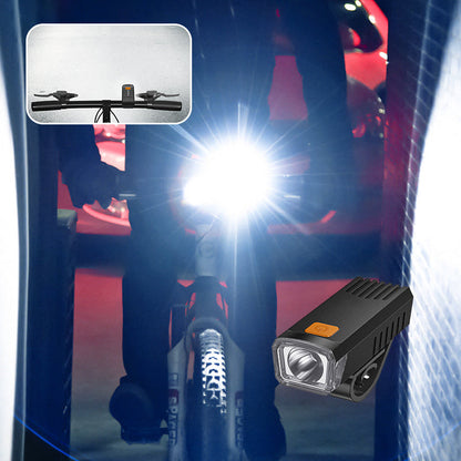 Phare de vélo à LED rechargeable et imperméable avec clip