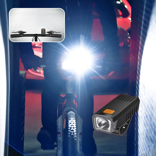 Phare de vélo à LED rechargeable et imperméable avec clip