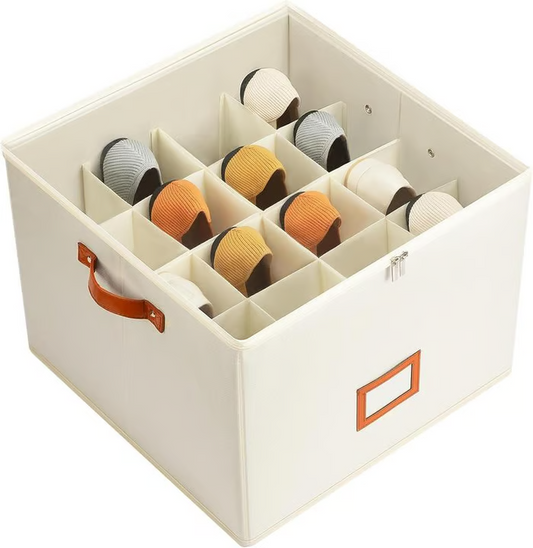 💥Organisateur de chaussures en tissu, boîte de rangement