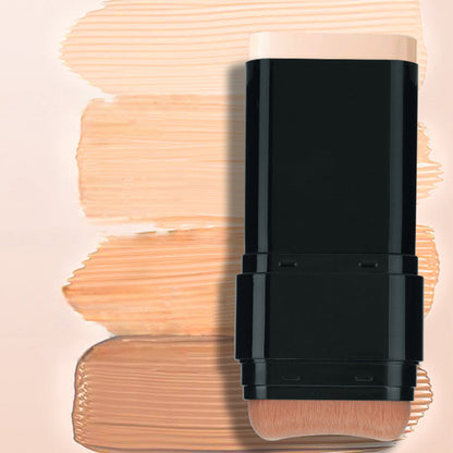 💄Bâton Fond de Teint 2 en 1 avec Pinceau – Double Usage, Texture Crémeuse & Finition Aérobrush