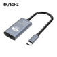 Adaptateur d'affichage 4K HD Type-C vers HDMI