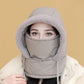 ❄️ Chapeau Thermique Doublé Polaire avec Masque Facial - Protection Intégrale contre le Froid pour Ski/Moto/Ville 🏂🔥
