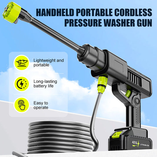 💦Pistolet de lavage à haute pression portable sans fil