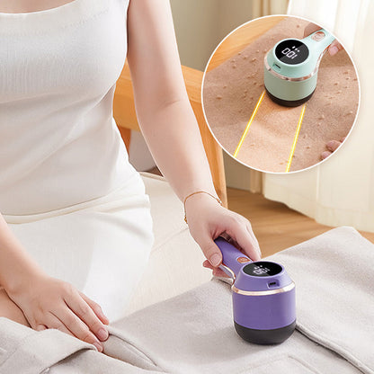 ✨Appareil à 3 vitesses pour éliminer les peluches sur les tissus, avec affichage numérique