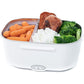 🍱 50% DE RÉDUCTION ! ⚡ Ensemble Boîte à Lunch 2-en-1 – Acier Inoxydable & Plastique – 60W Double Tension & 1,5L for Repas Chauds