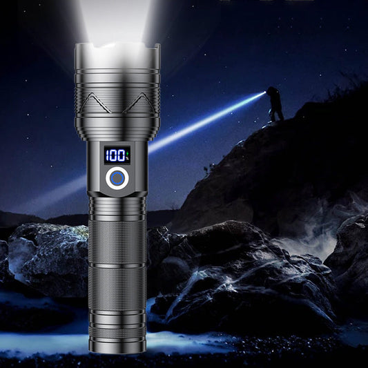 Lampe de Poche Rechargeable à Haute Luminosité